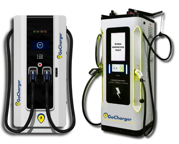 Dois modelos de carregadores GoCharger
